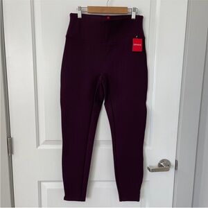 SPANX Purple Leggings with Elastic Waistband